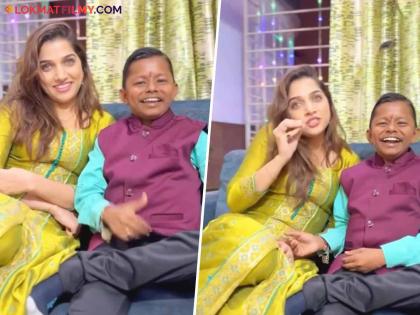 bigg boss marathi season 5 contestants ghanshyam darode meets jahnavi killekar in mumbai video viral on social media | "दाजींमुळे आज मी...", जान्हवी किल्लेकरच्या घरी आल्यावर छोटा पुढारी काय म्हणाला? व्हिडीओ व्हायरल