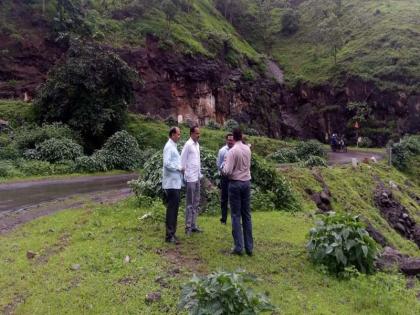 Survey of the danger road at Nandurbar | नंदुरबारातील धोकेदायक घाटमार्गाचे सव्रेक्षण