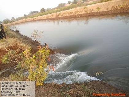 In the Srigonda taluka, the horse left the canal | श्रीगोंदा तालुक्यात घोडचा डावा कालवा फोडला