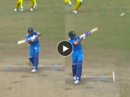 IND vs AUS 2nd ODI Live Updates Shubman Gill Six splendid Pull shot out of the park sixer watch Video | IND vs AUS: सुपरकूल पुल!! शुबमन गिलने जागेवर उभं राहून मारला खणखणीत षटकार