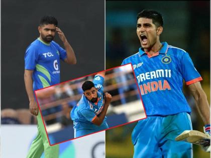 ICC Men’s ODI Rankings - Babar Azam's No.1 spot in danger as Shubman Gill narrows the gap, India quick Mohammed Siraj and Australia Josh Hazlewood share top spot in Bowling Rankings  | वर्ल्ड कपपूर्वी बाबर आजम vs शुबमन गिल अशी स्पर्धा लागली, सिराजसमोर उभा ठाकला ऑसी