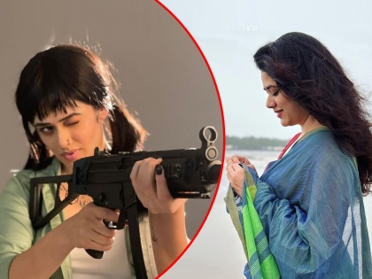 marathi actress girija oak shared shah rukh khan jawan movie first look test photo | फोटोतील ‘या’ मराठमोळ्या अभिनेत्रीला ओळखलंत का? शाहरुख आणि आमिर खानबरोबर केलं आहे काम