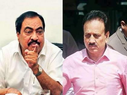 BJP Leader, Minister Girish Mahajan Targeted to NCP MLC Eknath Khadse | एकनाथ खडसेंबाबत मंत्री गिरीश महाजनांचा मोठा दावा; भाजपा प्रवेशाबाबत म्हणाले..