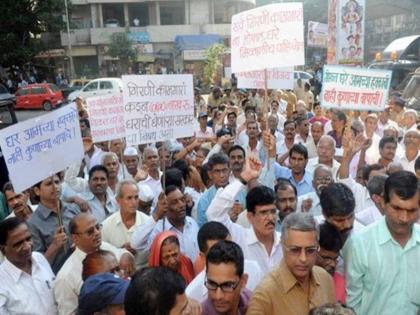 Marine workers' attack on the rain! | घरांसाठी गिरणी कामगारांचा ‘वर्षा’वर हल्लाबोल!