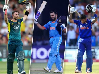 Stats - ग्लेन मॅक्सवेलची तुफान फटकेबाजी! रोहितच्या विक्रमाशी बरोबरी, तर सूर्यावर फडला भारी