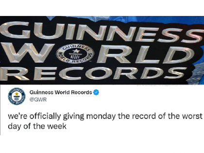 Guinness Book: monday is Worst Day of the Week; Recorded in the Guinness Book of World Records | Guinness Book: आठवड्यातील 'हा' दिवस सर्वात वाईट; गिनीज बुक ऑफ वर्ल्ड रेकॉर्डमध्ये नोंद