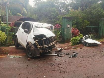 Goa: Accidents, two youths died and two injured when returning to the party | गोवा: पार्टी करून परतताना अपघात, दोन तरूणांचा मृत्यू तर दोघं जखमी 