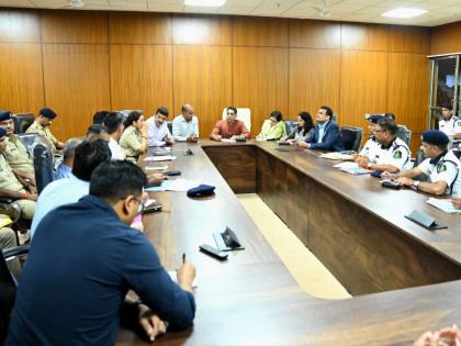 National Sports Competition The Sports Minister held an important meeting for the safety of the athletes, smooth transport system | राष्ट्रीय क्रीडा स्पर्धा: खेळाडूंच्या सुरक्षेहेतू, वाहतूक व्यवस्था सुरळीत करण्याहेतू क्रीडामंत्र्यांनी घेतली महत्वपूर्ण बैठक