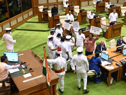 kala academy question made the goa government sweat opponents rioted in first day of assembly monsoon session 2023 | कला अकादमीप्रश्नी सरकारला फुटला घाम; पहिल्याच दिवशी पहिल्या तासाला विरोधकांचा गदारोळ