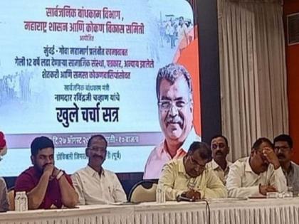 If the work of the Mumbai-Goa highway is obstructed, the will not do it says Minister Ravindra Chavan | मुंबई-गोवा महामार्गाच्या कामात आडवे आल्यास गय करणार नाही, मंत्री रवींद्र चव्हाण यांची तंबी