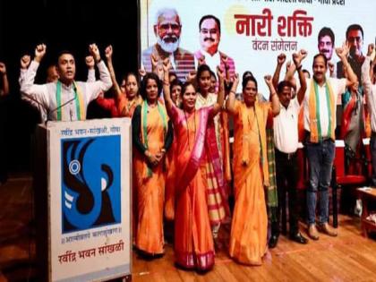 Doors of progress are open for women power BJP government played a big role in making women self-reliant Chief Minister Sawant | नारी शक्तीला प्रगतीची दारे खुली, महिलांना स्वावलंबी करण्यात भाजप सरकारचा मोठा वाटा : मुख्यमंत्री सावंत 