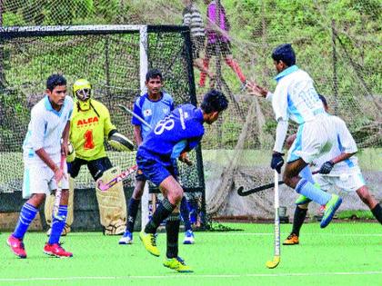 Due to the goal of Tusshar, the winner of the Aggaonkar Sangh | तुषारच्या गोलमुळे आलेगावकर संघ विजेता