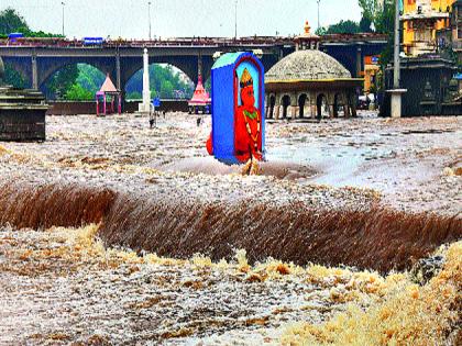 7 thousand 700 cusecs out of Gangapur dam | गंगापूर धरणातून ७ हजार ७०० क्यूसेक विसर्ग