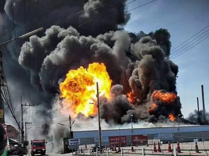 Employee BLOWS UP oil warehouse because she was sick of her boss | बॉसच्या त्रासाला वैतागली महिला कर्मचारी; तेलाचं गोदाम पेटवलं, कोट्यवधींचं नुकसान