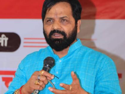 Eknath Shinde Shivsena group MLA Bharat Gogavale unhappy with Ajit Pawar NCP joins government and cabinet expansion | "एक भाकरी मिळणार होती, आता अर्धीच खावी लागणार"; भरत गोगावलेंचा नाईलाज