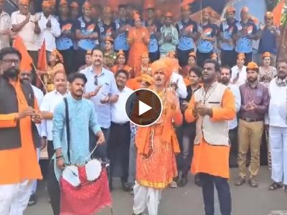 Maratha community ghondhal in Kolhapur for Maratha reservation | आई भवानी गोंधळाला ये, शिंदे-फडणवीस-पवारांना बुद्धी दे; मराठा आरक्षणासाठी कोल्हापुरात जागर