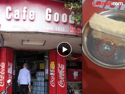 pune news a piece of glass was found in the bun of Pune famous Good Luck Cafe; Customers are angry, the management took note | पुण्यातील प्रसिद्ध कॅफेच्या बन मस्कामध्ये काचेचा तुकडा? संतप्त ग्राहकाची सोशलवर तक्रार