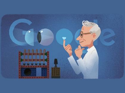 Google doodle for czech chemist otto wichterle known for his invention of soft contact lenses  | Google Doodle: सॉफ्ट कॉन्टेक्ट लेन्सची निर्मिती करणाऱ्या Otto Wichterle गुगल डुडलद्वारे अभिवादन 