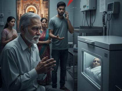 'आईचा मृतदेह फ्रीजरमध्ये ठेवा, घरी लग्न आहे... चार दिवसांनी घेऊन जाऊ', मुलाचं वृद्धाश्रमाला उत्तर; बापाला अश्रू अनावर!