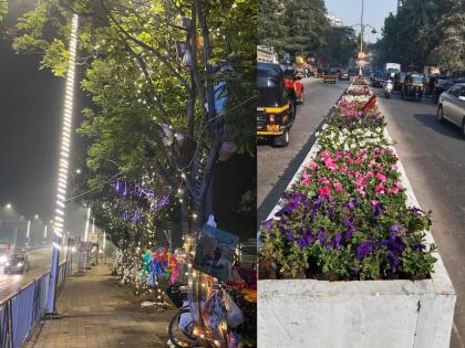 p southern section occurs glossy in mumbai beautification project | पी दक्षिण विभाग होतो चकाचक; मुंबई सुशोभीकरण प्रकल्पामुळे गोरेगावचा परिसर उजळला 