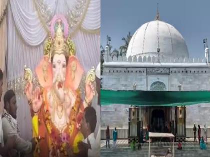 Installation of Ganesha in a mosque at Gotkhindi in Sangli | सांगलीतील गोटखिंडीत ऐक्याची परंपरा.. मशिदीत गणेशाची प्रतिष्ठापना 