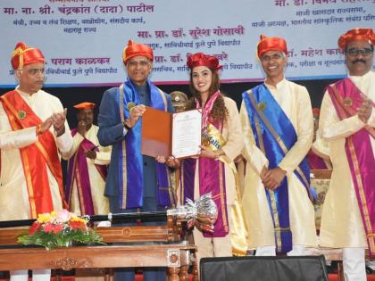 SPPU: 123rd graduation ceremony of Savitribai Phule University concluded | SPPU: सावित्रीबाई फुले विद्यापीठाचा १२३ वा पदवीप्रदान समारंभ संपन्न