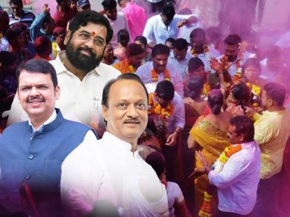 Gram Panchayat Election Result 2023: The results of half of the Gram Panchayats in the state are in hand, the Mahayuti with the BJP is in a strong mood, while MVA gets a big shock. | राज्यातील निम्म्या ग्रामपंचायतींचे निकाल हाती, भाजपासह महायुतीची जोरदार मुसंडी, तर मविआला जबर धक्का 