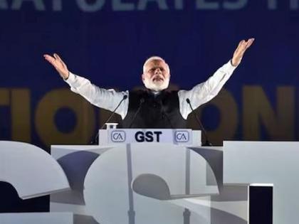 The biggest decision since independence; Prime Minister's first reaction on GST slab change | स्वातंत्र्यानंतरचा सर्वात मोठा निर्णय, काँग्रेसच्या काळात...; जीएसटी बदलावर पंतप्रधानांची पहिली प्रतिक्रिया The biggest decision since independence; Prime Minister's first reaction on GST slab change | स्वातंत्र्यानंतरचा सर्वात मोठा निर्णय, काँग्रेसच्या काळात...; जीएसटी बदलावर पंतप्रधानांची पहिली प्रतिक्रिया