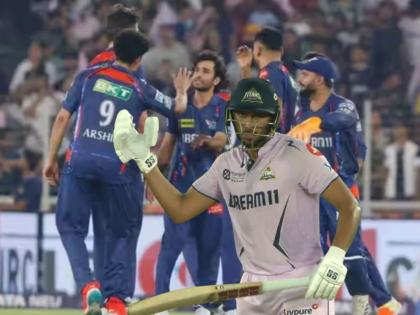 IPL 2025 GT vs LSG Lucknow Super Giants won by 33 runs Against Gujarat Titans Shahrukh Khan Fifty But | IPL 2025 : शाहरुख खान काटावर पास! GT च्या मध्यफळीतील बाकी सर्व नापास; शेवटी LSG नं मारली बाजी