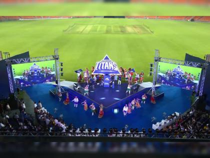 Gujarat Titans Official team Jersey for IPL 2022 launch, BCCI secretary jay shah, captain Hardik pandya present in this event, know full schedule of GT | Gujarat Titans jersey for IPL 2022 : गुजरात टायटन्सच्या जर्सीचे अनावरण; BCCI सचिव जय शाह, कॅप्टन हार्दिक पांड्याच्या उपस्थितीत पार पडला सोहळा 