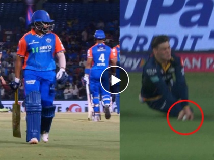IPL 2024, Delhi Capitals vs Gujarat Titans Marathi Live: Was Prithvi Shaw really out? Shocking TV UMPIRE CALL, Video  | पृथ्वी शॉच्या विकेटवरून वाद! फ्रँचायझीने अम्पायरच्या निर्णयावर घेतला संशय, गांगुली नाराज