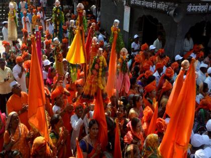 Welcome to the celebration of 'Hindu New Year' in Yatra Ganeshwadi, Ramwadi, Panchavati to Shobhaatra | नाशकात यात्रोत्सवाने हिंदू नववर्षाचे जल्लोशात स्वागत ; गणेशवाडी, रामवाडी, पंचवटीतून शोभायात्रा