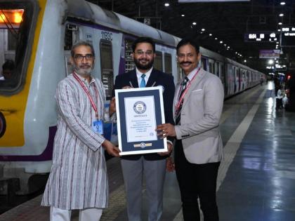 india surpassed china to set a guinness world record by creating 5100 word sentence created with postcards | सबमें राम...शाश्वत श्रीराम! ५१०० पोस्टकार्ड सजवून मध्य रेल्वेचा गिनीज वर्ल्ड रेकॉर्ड