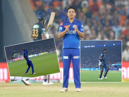  Gujarat Titans vs Mumbai Indians Live Gujarat skipper Hardik Pandya is dismissed by Piyush Chawla Suryakumar Yadav takes an amazing catch  |  हार्दिक पांड्याला अतिआत्मविश्वास नडला; पियुष चावलानं जाळ्यात फसवलं; सूर्याचा अप्रतिम झेल