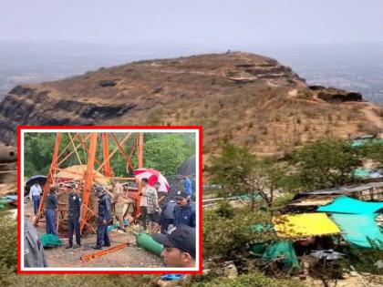 Gujarat Major accident in Panchmahal, 6 people died after ropeway collapses in Pavagadh | गुजरातमधील पंचमहल यथे मोठा अपघात; पावागडमध्ये रोपवे कोसळला, 6 जणांचा मृत्यू Gujarat Major accident in Panchmahal, 6 people died after ropeway collapses in Pavagadh | गुजरातमधील पंचमहल यथे मोठा अपघात; पावागडमध्ये रोपवे कोसळला, 6 जणांचा मृत्यू