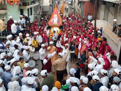 'Joe Bole So Nihal ..' chanting in the city of Washim | 'जो बोले सो निहाल..’च्या जयघोषाने वाशिम नगरी दुमदुमली!