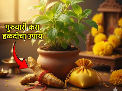 Guruvar Che Upay: गुरुवार विशेष उपाय कराल, तर एका हळदीच्या गाठीने मालामाल व्हाल!