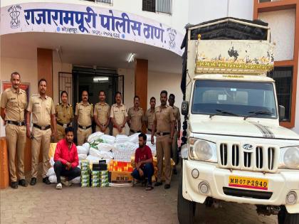 Gutkha worth three and a half lakhs caught after chase, two arrested in Kolhapur | Kolhapur: पाठलाग करून पकडला साडेतीन लाखांचा गुटखा, दोघांना अटक