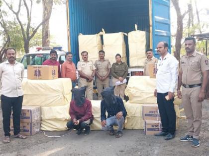 A total of 29 lakhs worth of goods including Gutkha seized in the village; Village police action | Pune | खेडमध्ये गुटख्यासह एकूण २९ लाखांचा मुद्देमाल जप्त