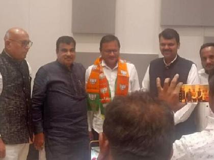 congress corporator nitish gwalbanshi joins bjp in the presence of nitin gadkari and devendra fadnavis | नागपुरात काँग्रेसला धक्का; माजी नगरसेवक नितीश ग्वालबंसी यांचा भाजपमध्ये प्रवेश