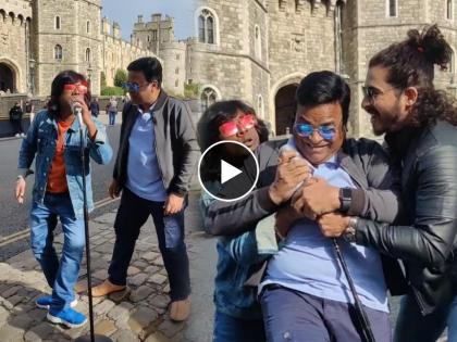 Video: Actor Bharat Jadhav and Gaurav More's funny video viral | Video : भररस्त्यात एक माईकवरून भरत जाधव आणि गौरव मोरेमध्ये झालं भांडण, व्हिडीओ व्हायरल