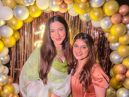 Pregnant Gauahar khan hides her baby bump in photos with her nanad anam darbar birthday party | नणंदेच्या बर्थडे पार्टीत बेबी बंप लपवताना दिसली गौहर खान, चेहऱ्यावर दिसला प्रेग्नेंसी ग्लो