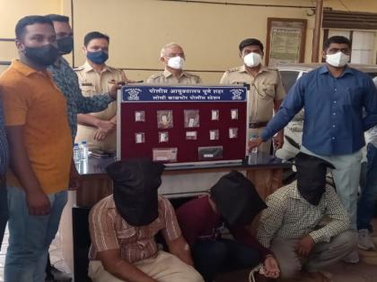 Arrested for burglary and theft | लोणी काळभोरमध्ये घरफोडी आणि चोरी करणाऱ्या तीन अट्टल गुन्हेगारांना केले जेरबंद