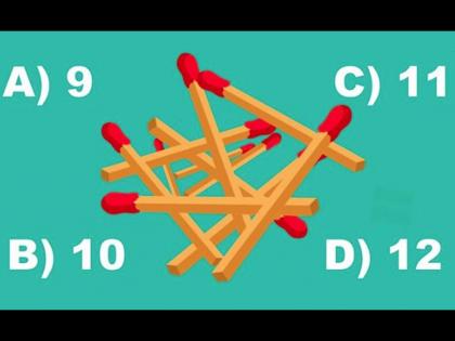 Brain Teaser : Can you count the number of matchsticks in this pic most of people gave wrong answer | या फोटोत तुम्हाला आगपेटीच्या किती काड्या दिसत आहेत? 99 टक्के लोकांचं चुकलं उत्तर!