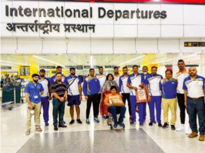 12 athletes including Zanzaria leave for Paralympics pdc | झांझरियासह १२ खेळाडू पॅरालिम्पिकसाठी रवाना