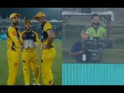 ‘2 over se keh raha hai mujhe susu aaraha hai’; Imam-ul-Haq trolls Mohammad Hafeez during PSL Eliminator game, video | Video : 'दोन ओव्हरपासून बोलतोय #### जायचंय'; फलंदाजी सोडून पाकिस्तानी खेळाडू पळाला टॉयलेटच्या दिशेनं 