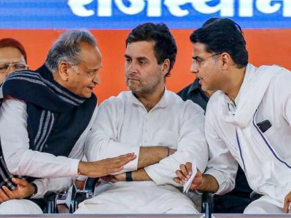 Gehlot's rant on Sachin Pilot; 'Clean chit' by party elites to rebels | सचिन पायलटांवर गेहलोत यांची कुरघोडी; बंडखोरांना पक्षश्रेष्ठींची ‘क्लीन चिट’