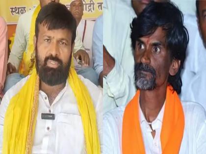 manoj jarange patil get angry on laxman hake demand about maratha reservation issue | कुणबी नोंदी रद्द करा; लक्ष्मण हाकेंच्या मागणीवर मनोज जरांगे चांगलेच संतापले, दिला इशारा