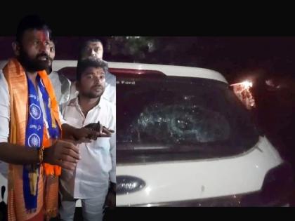 10 people arrested in case of stone pelting on OBC leader Laxman Hake's car | ओबीसी नेते लक्ष्मण हाकेंच्या गाडीवर दगडफेक प्रकरणी १० जण अटकेत