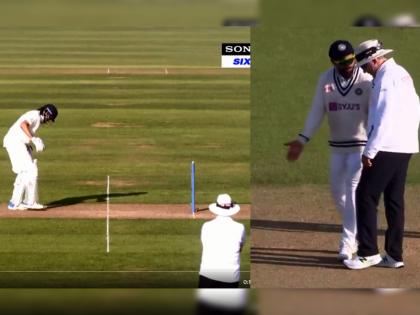 India vs England 4th test Live : the moment that Virat Kohli brought Haseeb Hameed's 'footmark stance' to the umpire's notice, Video | India vs England 4th test Live : इंग्लंडच्या फलंदाजाकडून खेळपट्टीशी छेडछाड; टीम इंडियाचा कर्णधार विराट कोहली भडकला, Video 